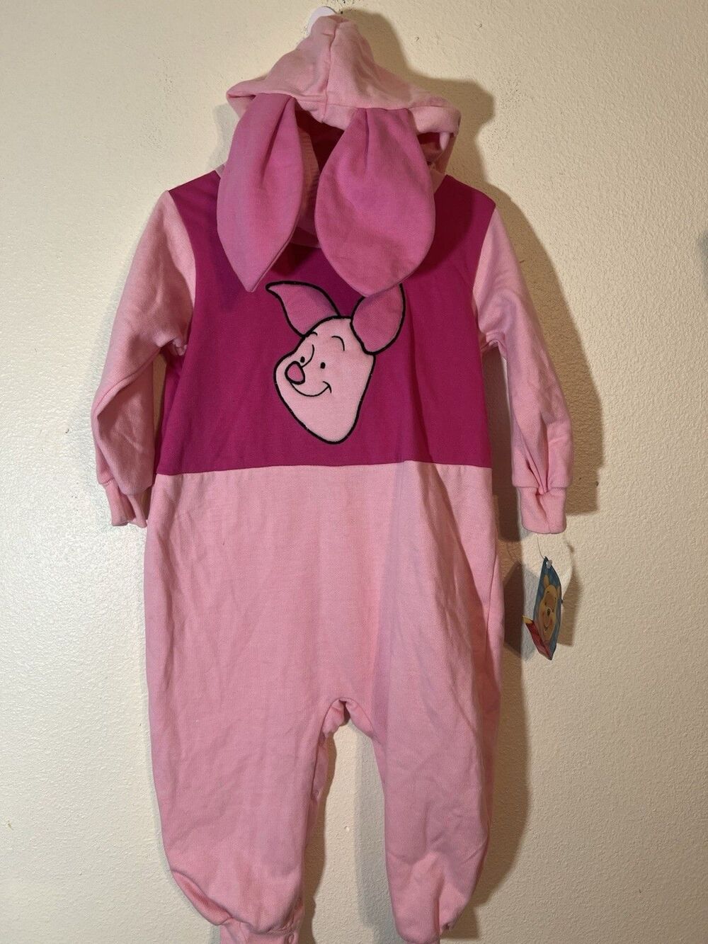 Disney PIGLET 1 Piece Hooded Outfit / Costume - Size 2T NWT